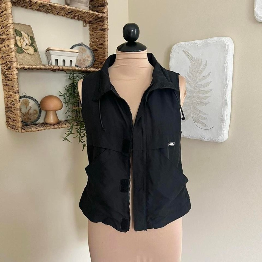 Vintage Y2K Nylon Mesh Steve Madden Track Jacket Windbreaker Vest